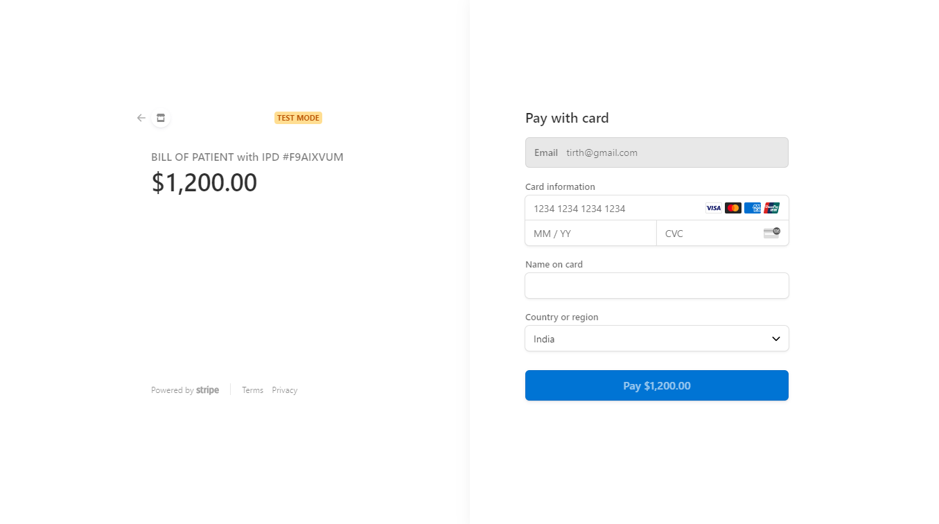 IPD Stripe Payment